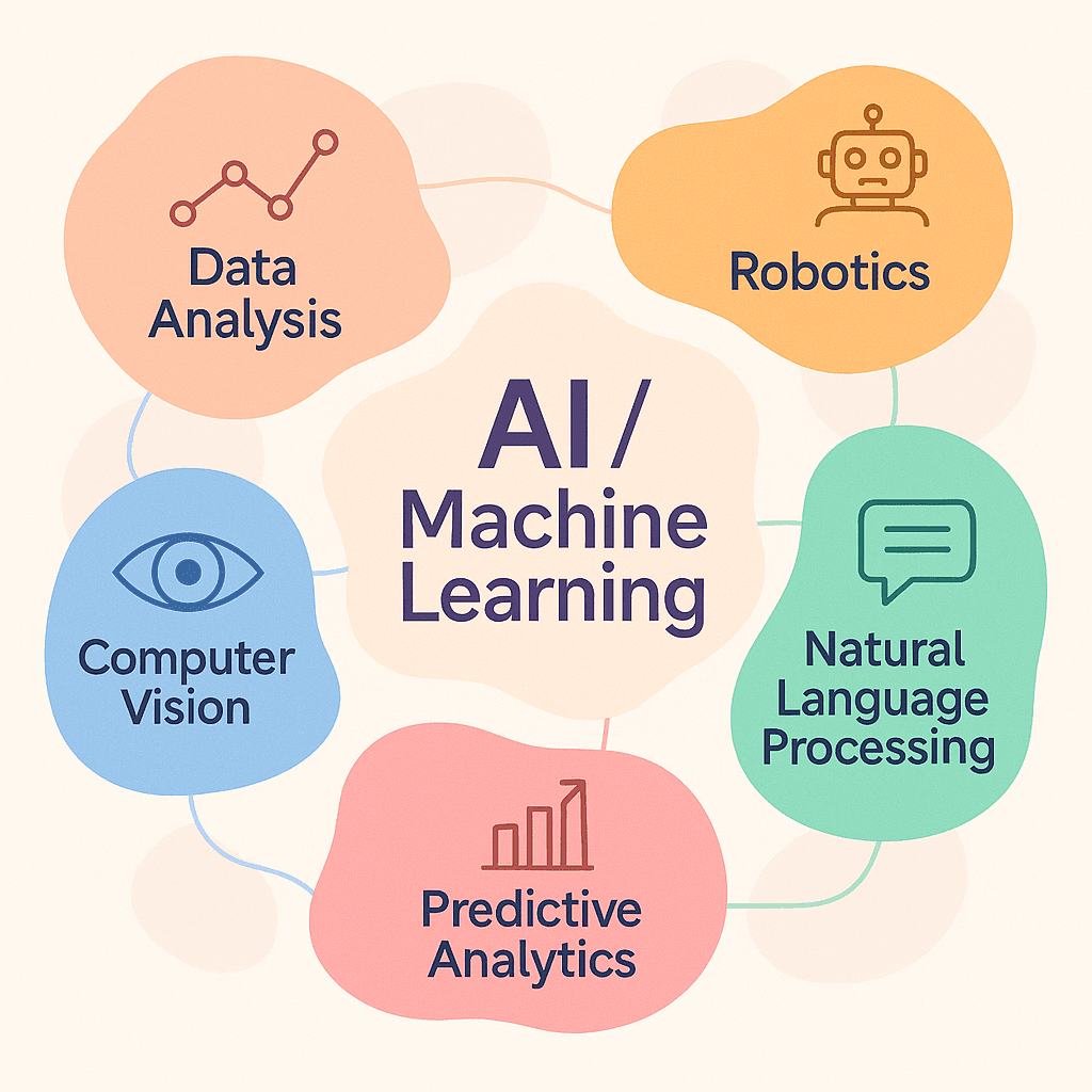 AI and Machine Learning Illustration