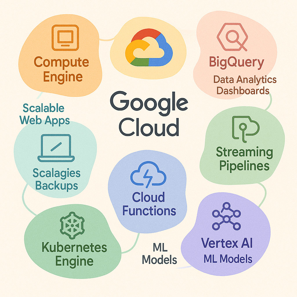Google Cloud Platform Illustration